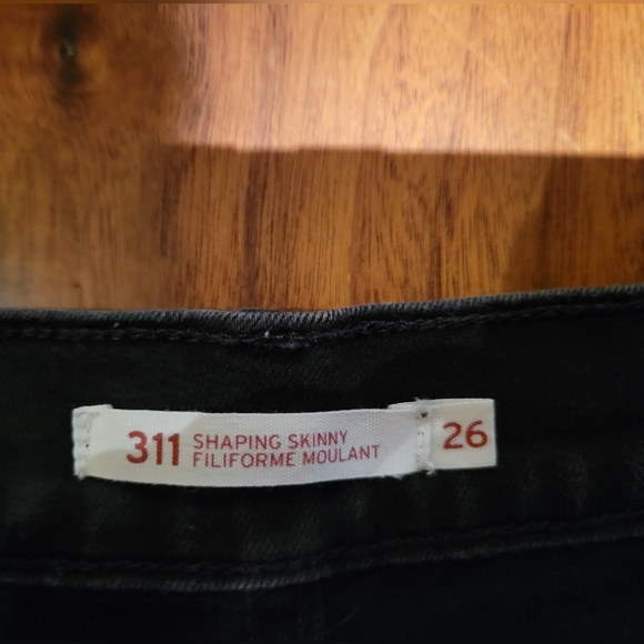 Levi's 311 shaping skinny black jeans - Picture 3 of 3